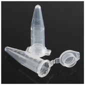 1.5ml عام لیب مائیکرو پلاسٹک ارنا ڈی این اے مفت فریج میں ٹیسٹ ٹیوب فیوجز ٹیوب کے ساتھ کنجیکل